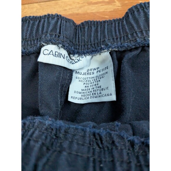 VTG Cabin Creek Size 24W Womens  Elastic Waist . Petite - Picture 6 of 9